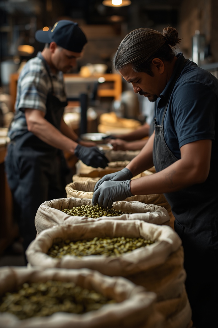 Vantaggi del caffè verde colombiano per torrefattori e importatori
